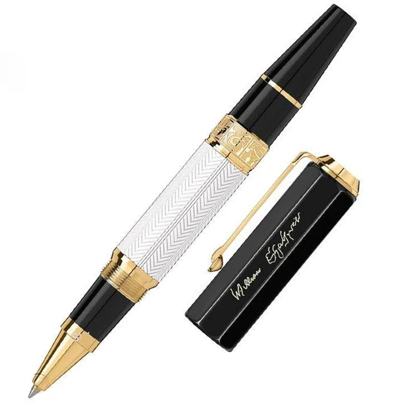 Luxury MB MONTE Writer Willian Ballpoint Pen Novel Business Metal Gel Rollerball Pens with Serial Number 6836/9000