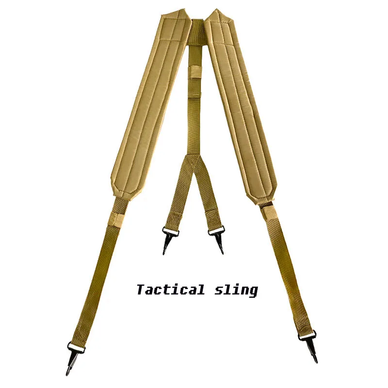 Multifunctioneel tactisch Y-harnas - Ademend 2-in-1 borsttuig/camerariem/heupriem, voor dragend systeem in militaire stijl