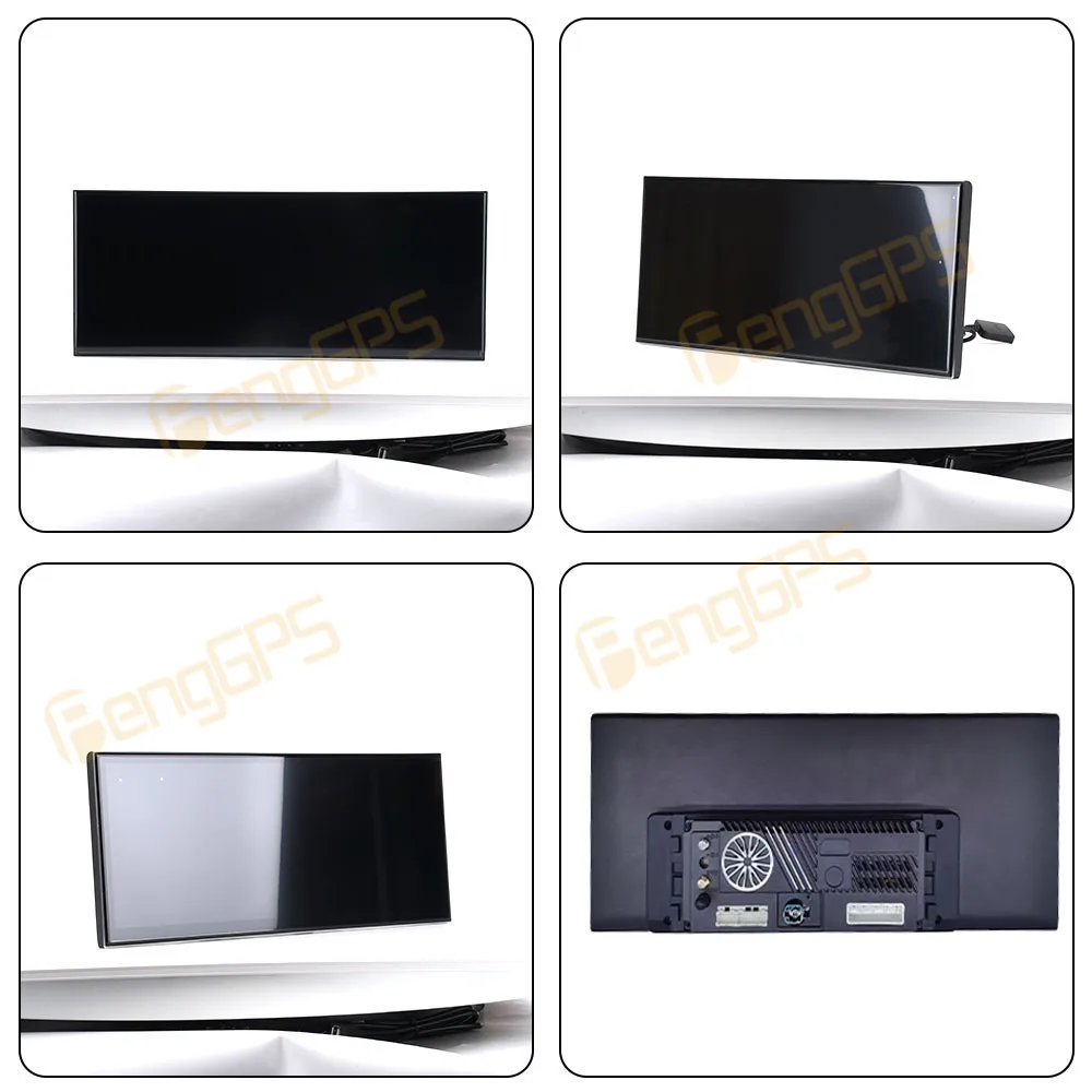 15.8 بوصة أندرويد 14 CarPlay راديو السيارة لمرسيدس بنز C W204 2008-2010 شاشة تعمل باللمس مشغل وسائط متعددة لتحديد المواقع والملاحة DSP BT