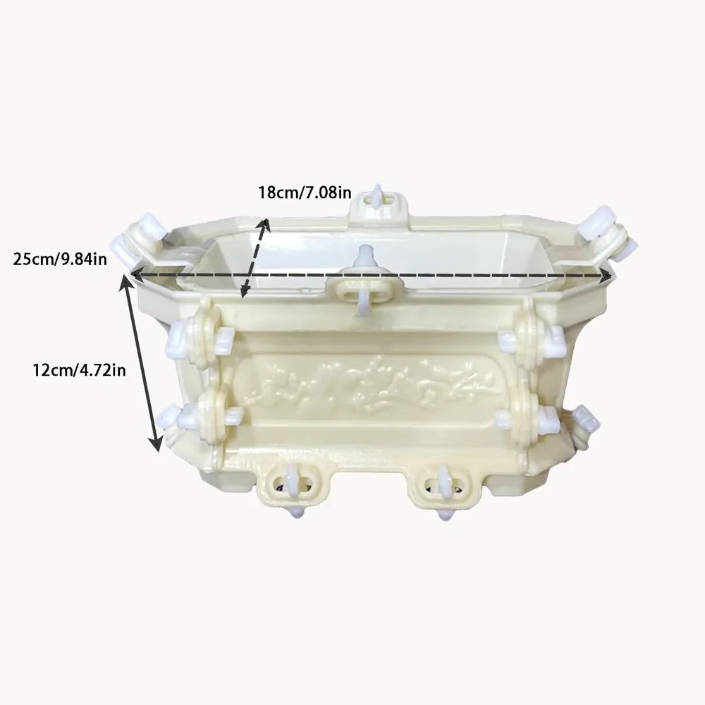 

Бетонная форма для цветочного горшка «сделай сам», садовый декор, формы для цветов для дома, уличные горшки