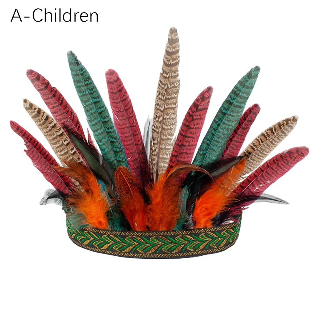 

Модные красочные перья, головной убор с перьями, регулируемый ремешок, костюм павлина, перо, корона, повязка для волос с перьями, культурные события