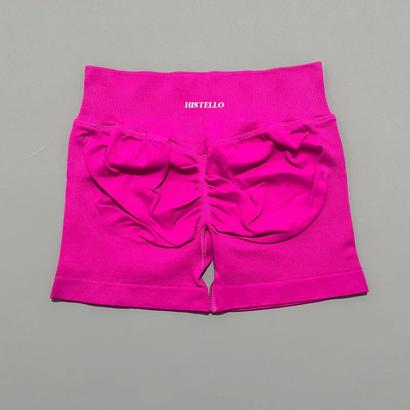 HISTELLO Impact Shorts Df Substitute High Waist Damen Yoga Workout Shorts Nahtlose Leggings Stretch Fitness Gym Laufshorts – Detail 20
