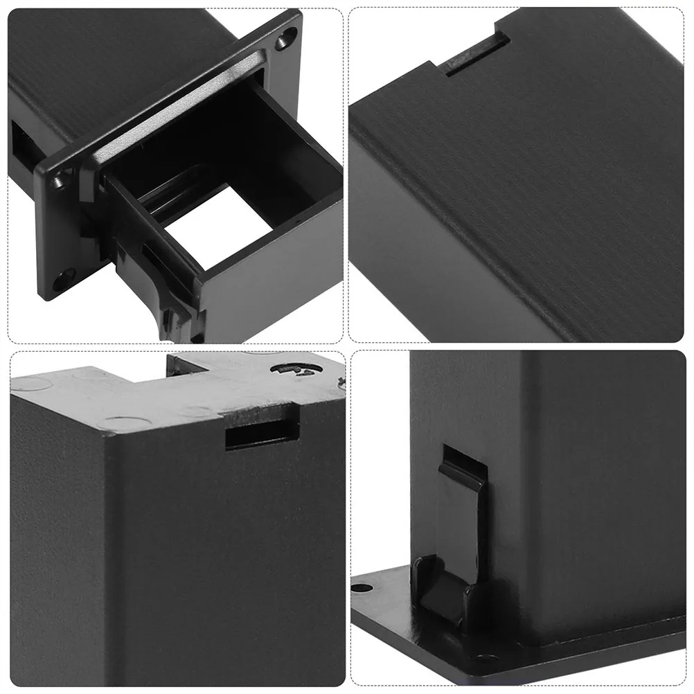 

Guitar Case Pickups Electric Acoustic Compartment for Bass Black Plastic