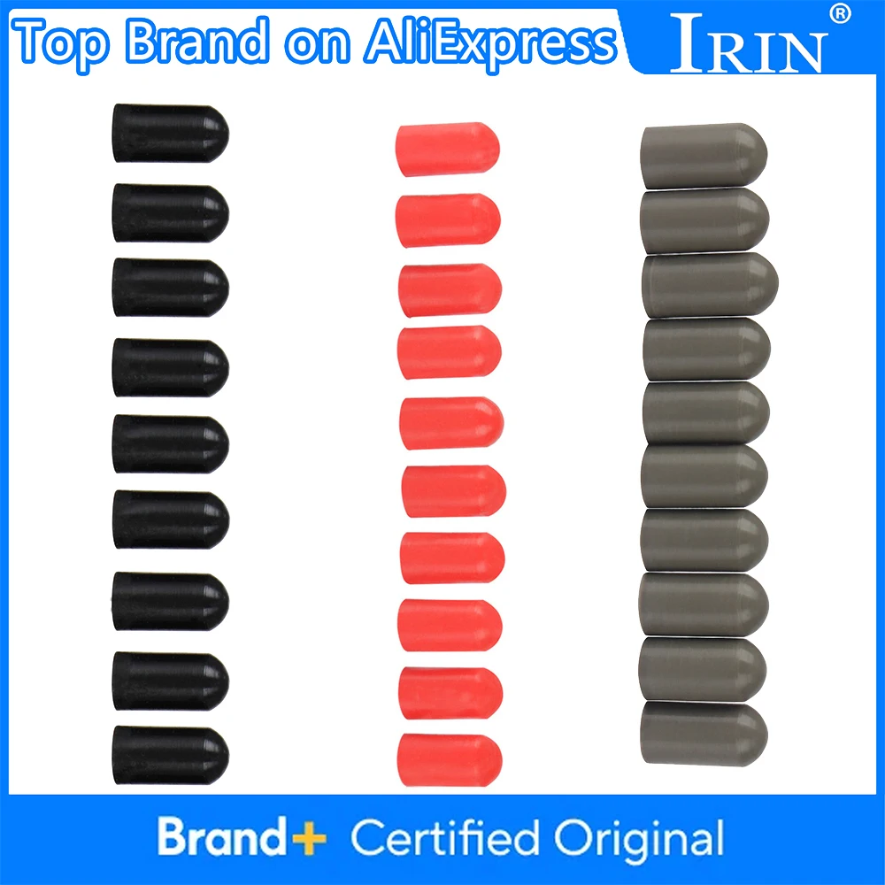 

IRIN 10 шт./компл. барабанная палочка, бесшумная крышка, головка барабанной палочки, силиконовые рукава, защитные инструменты для отключения звука, аксессуары для ударных инструментов