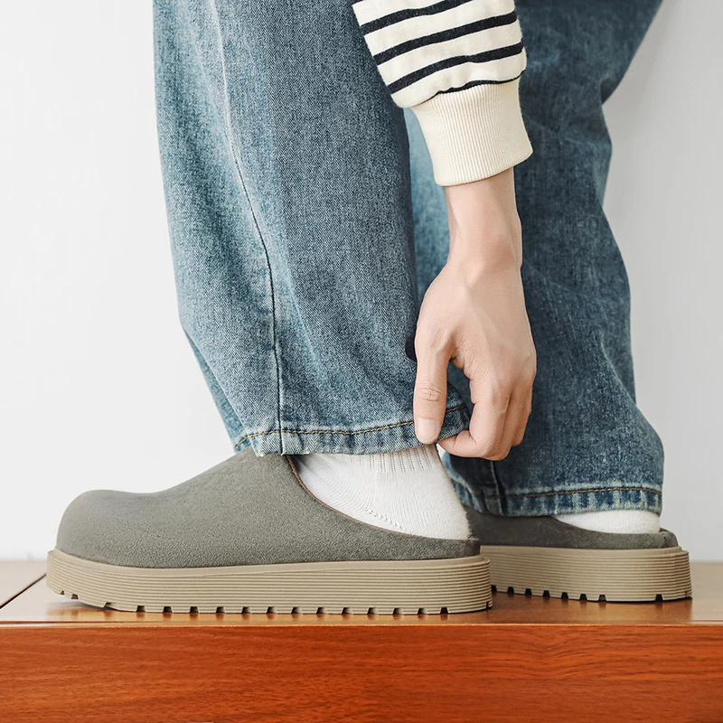 

Casual Men's Shoes Slip-on Slippers Summer New Anti-slip Comfortable Outdoor Walking Shoes Fashion Lightweight Shoes Men