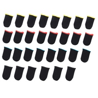 30 Pcs Finger Cover for Gaming Thumb Cover Mobile Gaming Sweatproof Breathable Game Controller Finger Cover Set for PUBG