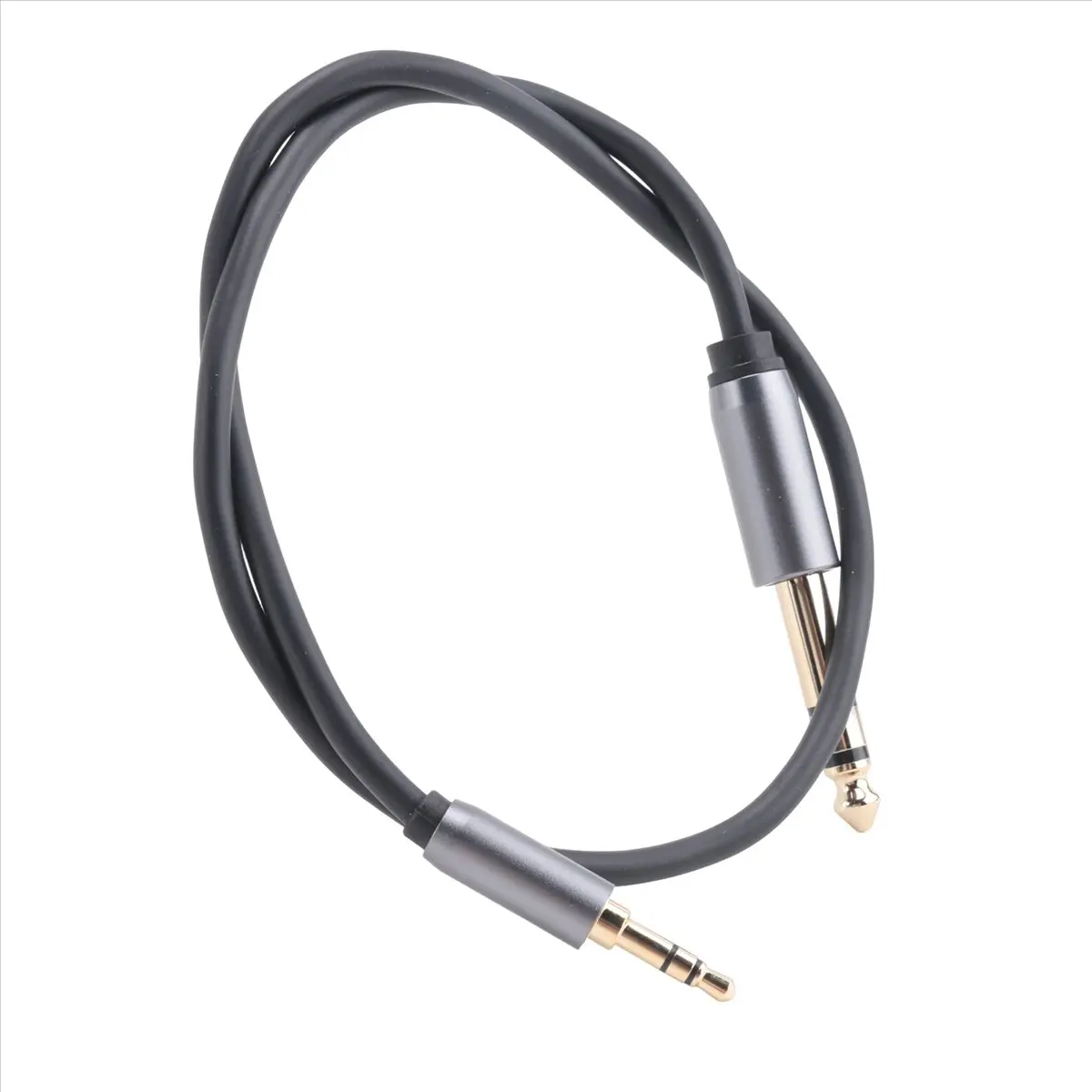 AABFK High Quality 6.35 mm to 3.5 mm Jack Aux Cable for Electronic Keyboard Guitar Mixer Audio Connector Stereo Sound Adapter
