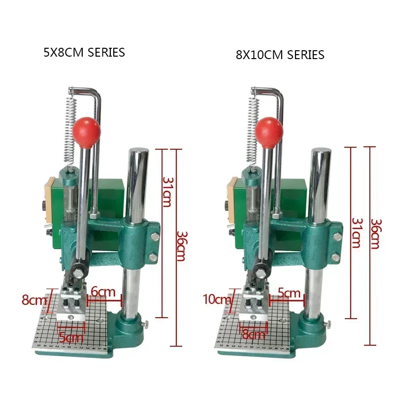

Small Electric Manual Hot Stamping Machine 220V/110V Leather Logo Printing Machine Hot Press Hot Stamping Creasing Branding Mach