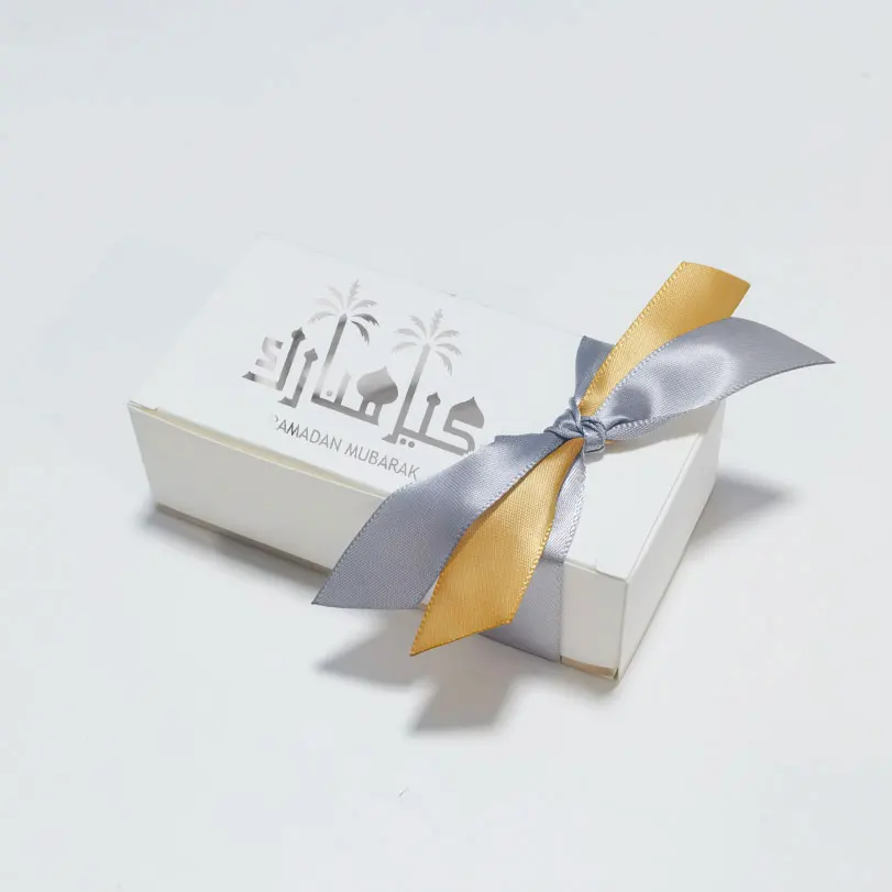 

Mosque Eid Mubarak Present Gift Treat Boxes Al Adha Muslim Islamic Ramadan Kareem Iftar Party Decoration Kids Favors Candy Box