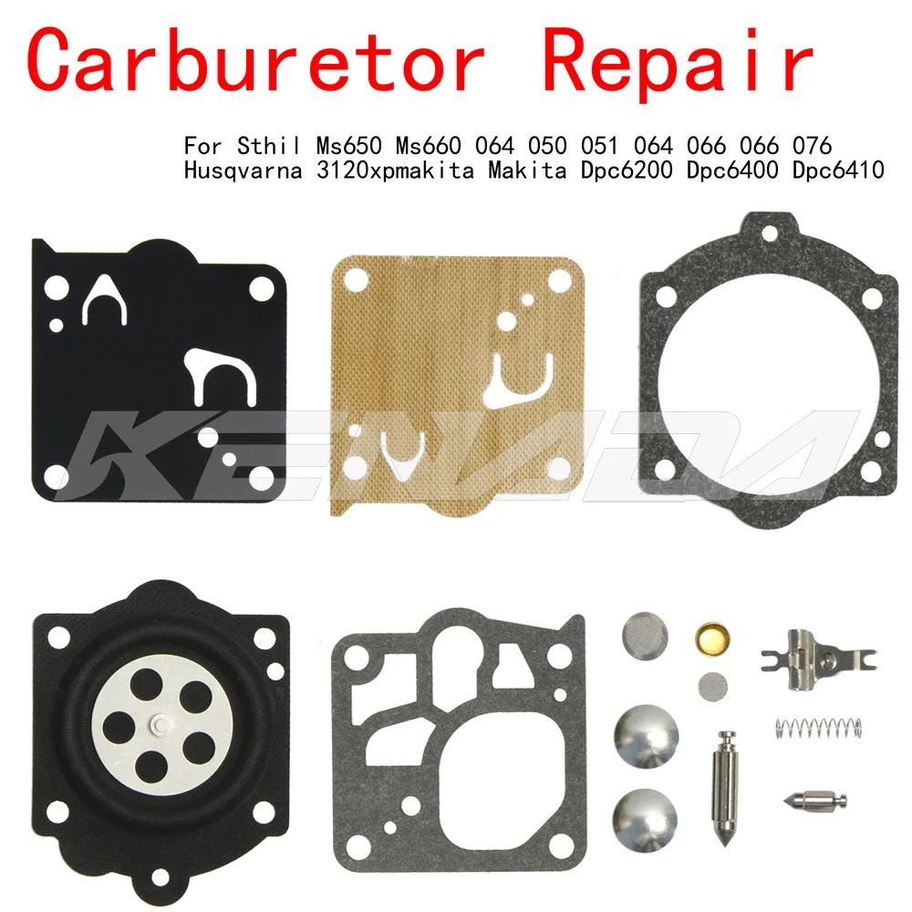 

Carburetor Repair Kits For Sthil MS650 MS660 064 050 051 064 066 066 076 Husqvarna 3120XPMAKITA Makita DPC6200 DPC6400 DPC6410