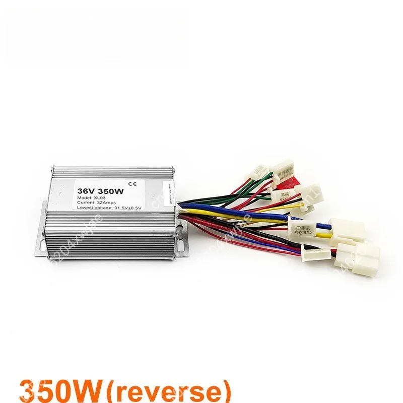 24V 36V Brushed E-Bike Controller 350W-1000W 3 Speed Adjustable With Reverse Function Electric Bicycle Control Board Parts