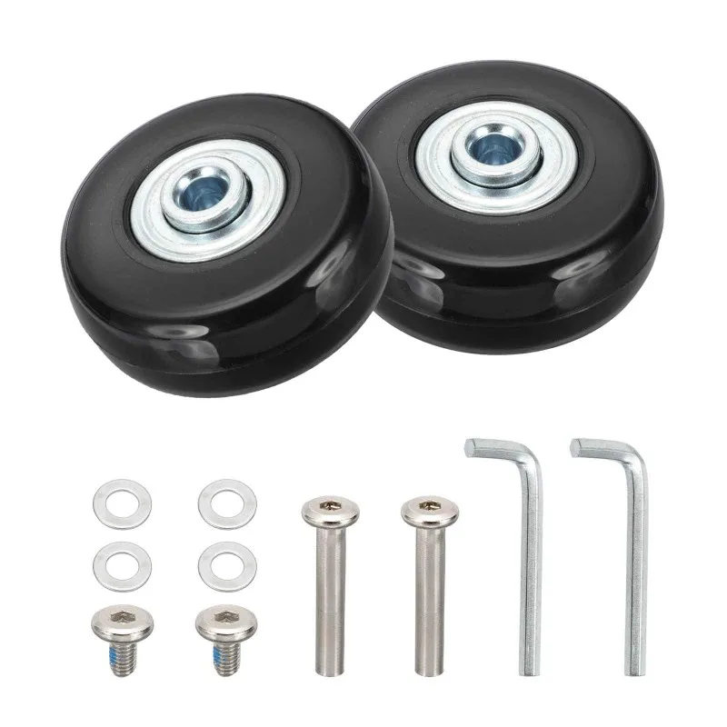 Replacement Luggage Wheel Luggage Wheels Luggage Suitcase Replace Wheel Roller Skate Repair Luggage Silent Wear Resistant Wheels