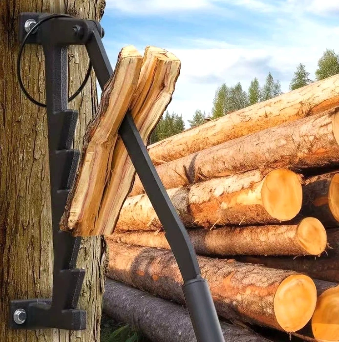 Customizable Carbon Steel Manual Home Made Kindling Wood Splitter Wall-mounted Softwood Kindling Splitter