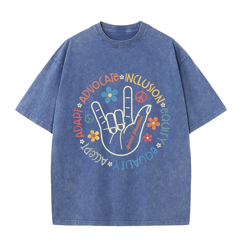 Special Education Teacher Inspirational SPED Teachers Autism T-Shirt Korean Popular Clothes Men Men's Fashion Vintage T Shirts