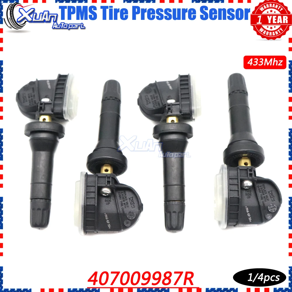 XUAN TPMS Система контроля датчика давления в шинах 407009987 R для Lada Xray Captur Dacia Sandero Dokker Duster Lodgy Logan