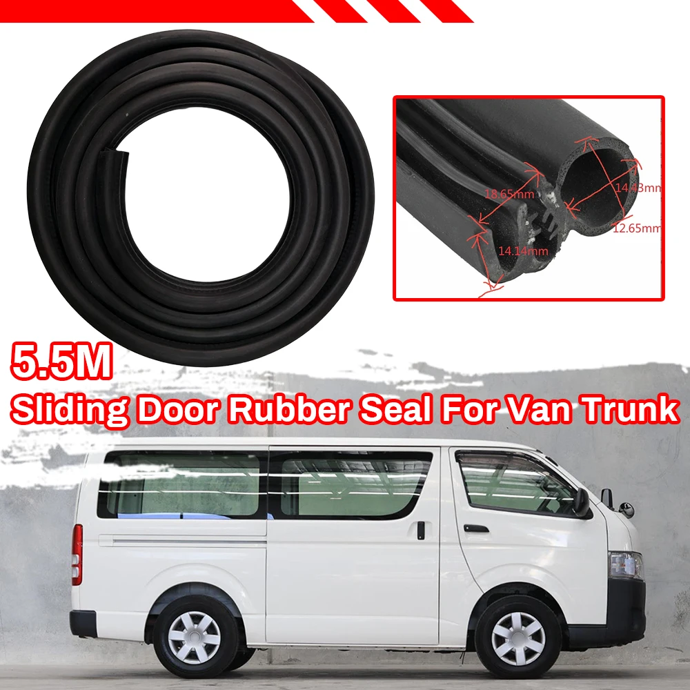 

5.5M Van Car Door Soundproof Anti-Dust Seal Strip Car Door Seal Strip Noise Insulation With Built-in Metal Clip