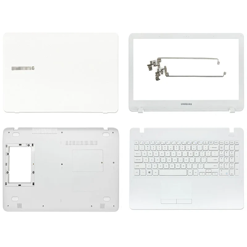 

New For Samsung NP300E5K NP3500EM NP300E5M NP300E5L Laptop LCD Back Cover Front Bezel Hinges Palmrest Bottom Case A B C D Cover