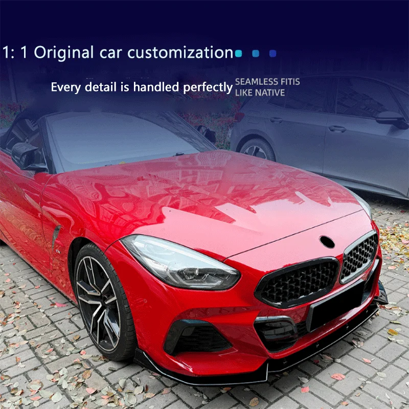 High Quality ABS Front Bumper Lip Front Shovel Spoiler Surround Modification Accessories For BMW Z4 G29 Convertible 2018+
