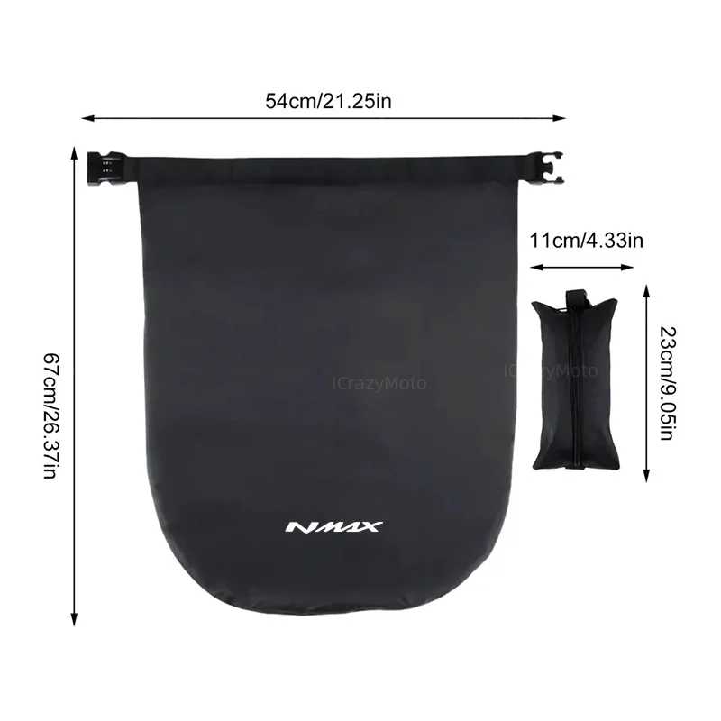 Bolsa portátil para casco de motocicleta, impermeable, con contraseña de gran capacidad, para YAMAHA NMAX 155, NMAX 125, N-MAX, 150, N-MAX, 155, 2015-2020