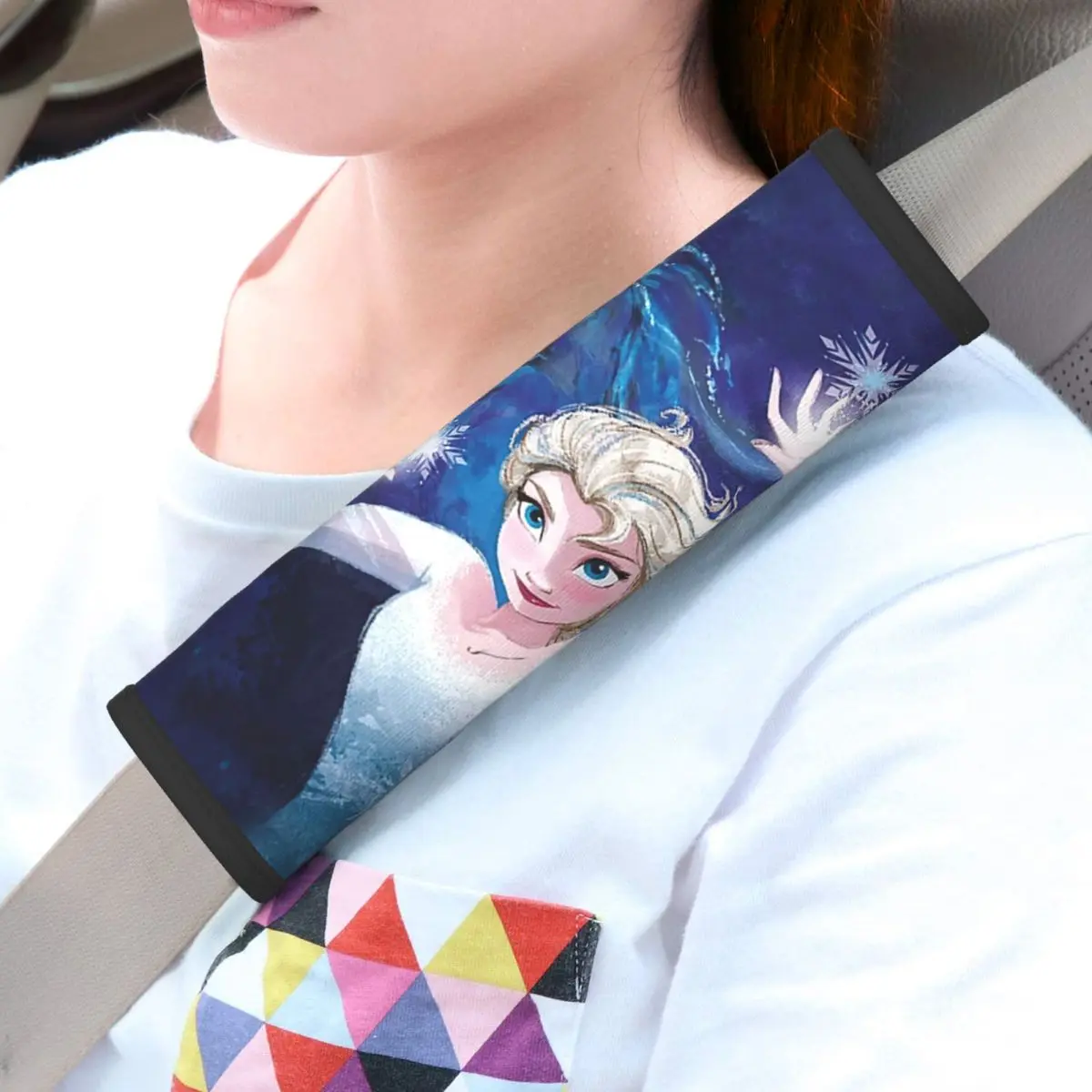 

Пользовательские накладки на ремни безопасности автомобиля «Холодное сердце» с героями мультфильмов, 2 упаковки, регулируемые чехлы на плечевые ремни безопасности