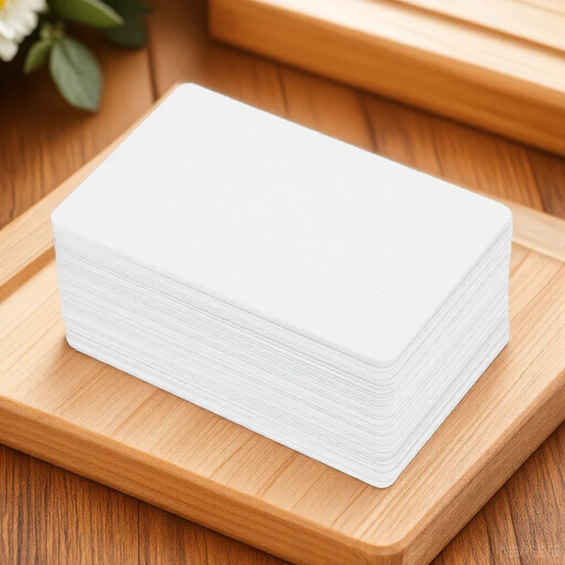 

50pcs Blank Pvc Cards Double-Sided Printable Blank Cards Plastic Cards Plastic Business Card Printable Blank Cards Blank Pvc Car