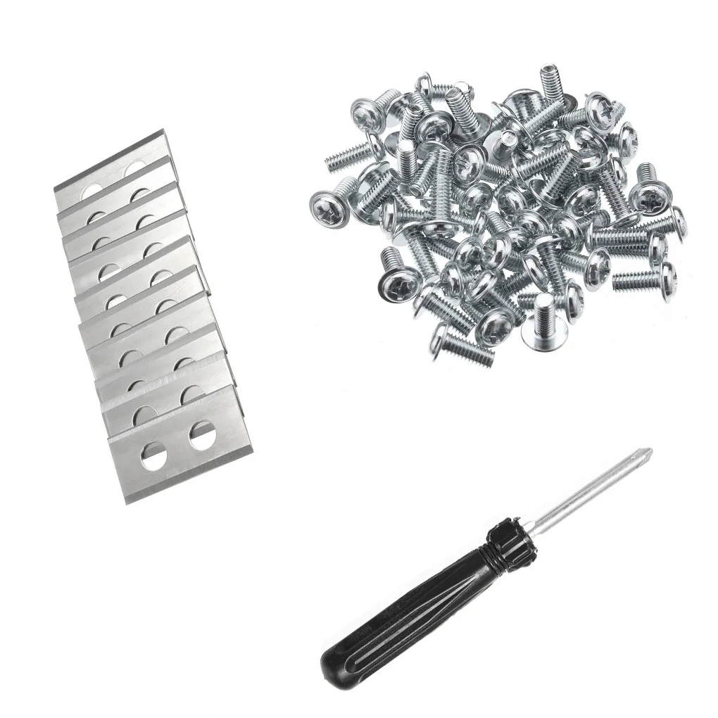 Replacement for Worx Landroid Mower Robot 30PCS Steel Spare Inserts 0.9MM + 60PCS Screws + 1PCS Screwdriver