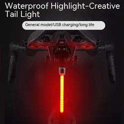 Bicycle Light Tail Light Mountain Bike Road Bike Night Riding Light Warning Car Light Running Light for Outdoor Cycling