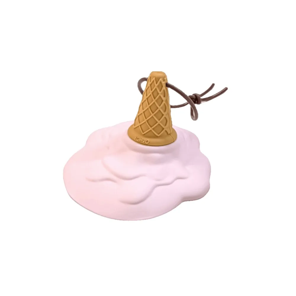 Soft PVC Ice Cream Door Stopper Detachable Anti-Collision Pad Door Stop Wall Protector Funny Design Ice Cream Shape