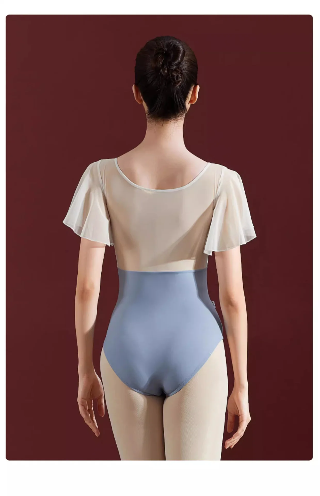 신형 프로페셔널 발레 바디 체조 기본 훈련 바디 슈트 여성 성인 예술 시험용