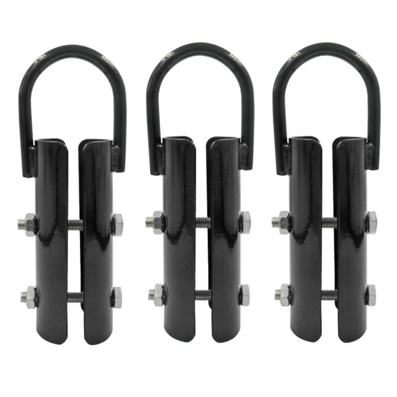 

3X Climbing Rope Clamp,Rope Climb Workout Rig Attachment Hook For 1.5 Inch Rope Clasp Fitness Equipment