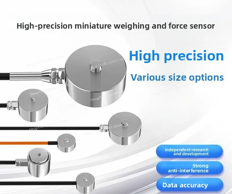 High Precision Miniature Pressure Load Sensor Industrial Grade Small Size Load Sensor Stainless Steel