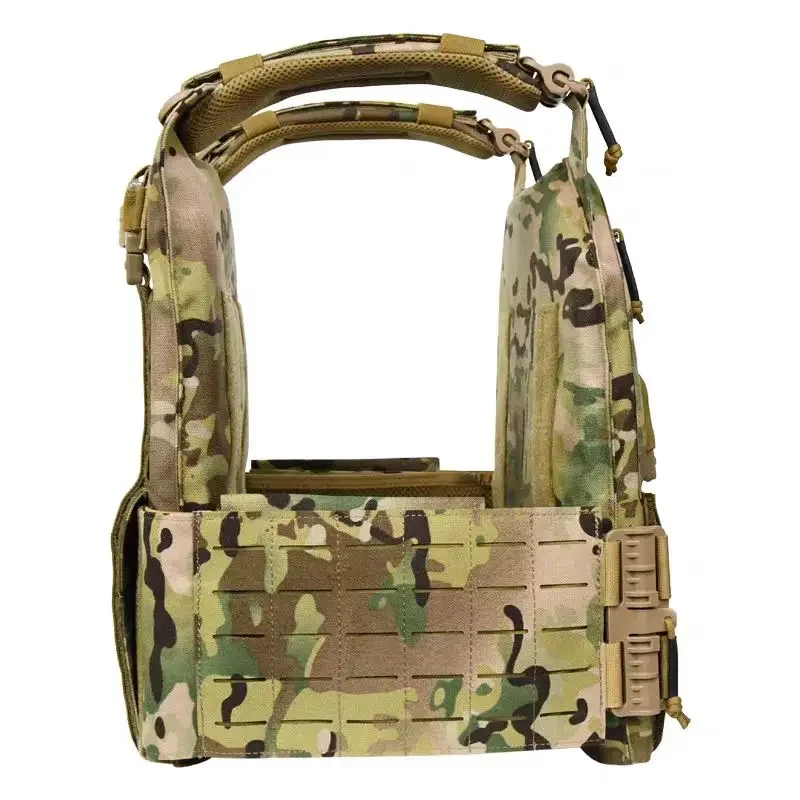   Portaplacas táctico liviano: tela resistente a la abrasión y al desgarro, doble propósito para protección diaria y taladros tácticos