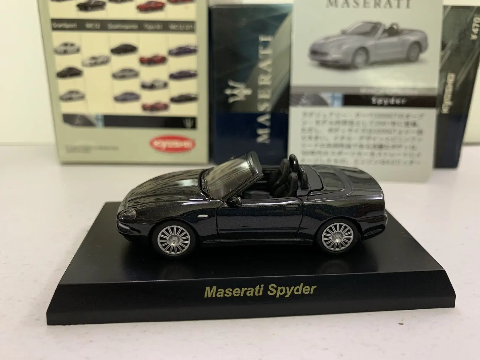 1/64 KYOSHO Maserati Spyder  Collection of die-cast alloy car decoration model toys