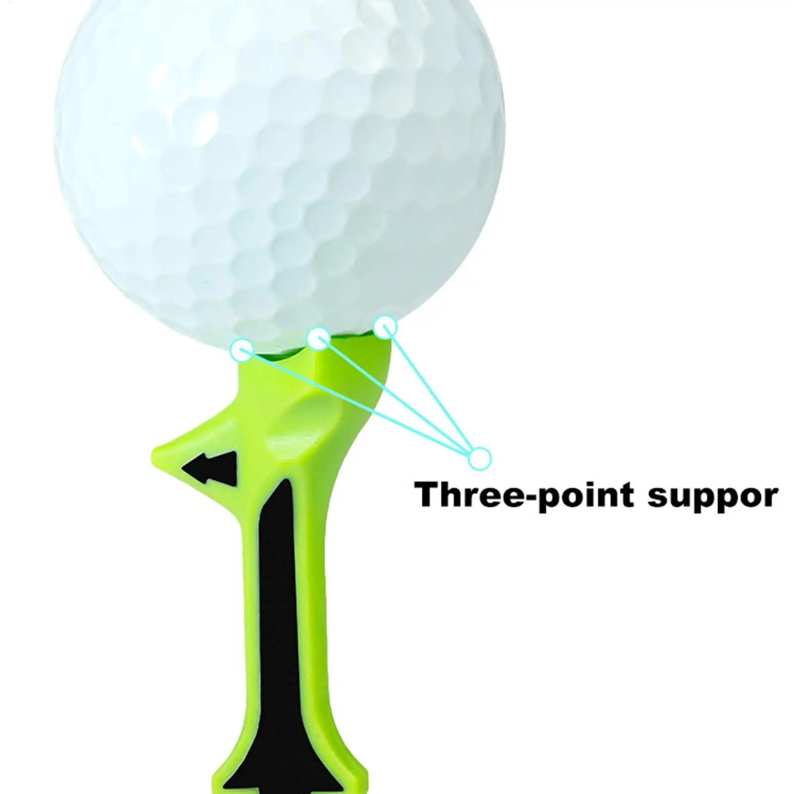 

Golfer Tees 10 Degree Tilted Golfing Tees Ball Sport Equipment Long Distance Supplies For Daily Practice Training Lesson
