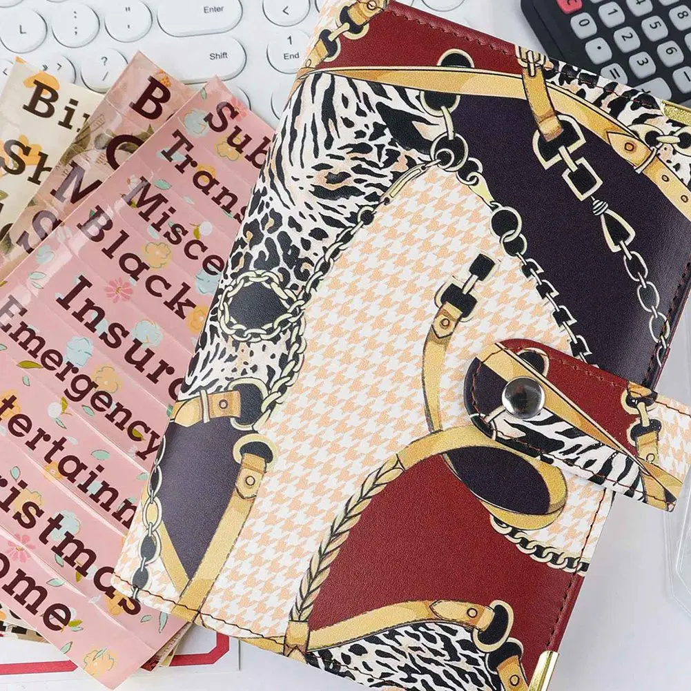 ซองซิปสมุดแพลนเนอร์ลายนูนรูปผีเสื้อ A6ซองเงินสดออแกไนเซอร์จัดงบประมาณสำหรับเงินสดสีม่วง