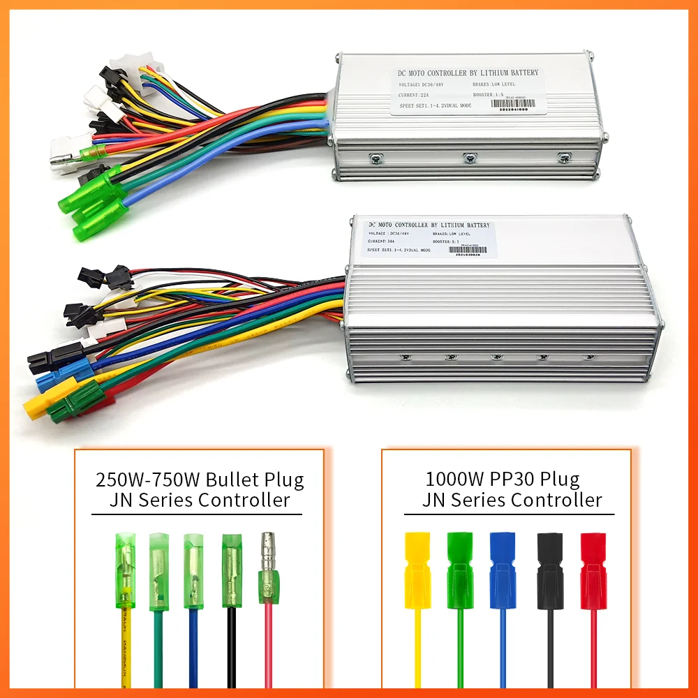 Controller Ebike 36V/48V 250W 350W 500W 750W 1000W SM connettore Brushless Hall Controller Ebike Accessorice