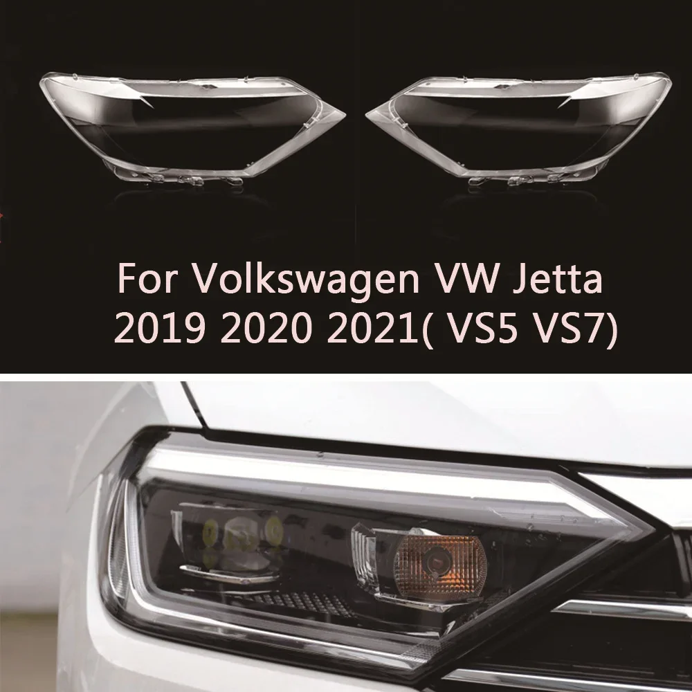 

For Volkswagen VW Jetta 2019 2020 2021( VS5 VS7) Front Headlamp Cover Lampshade Headlight Shell Lens Plexiglass