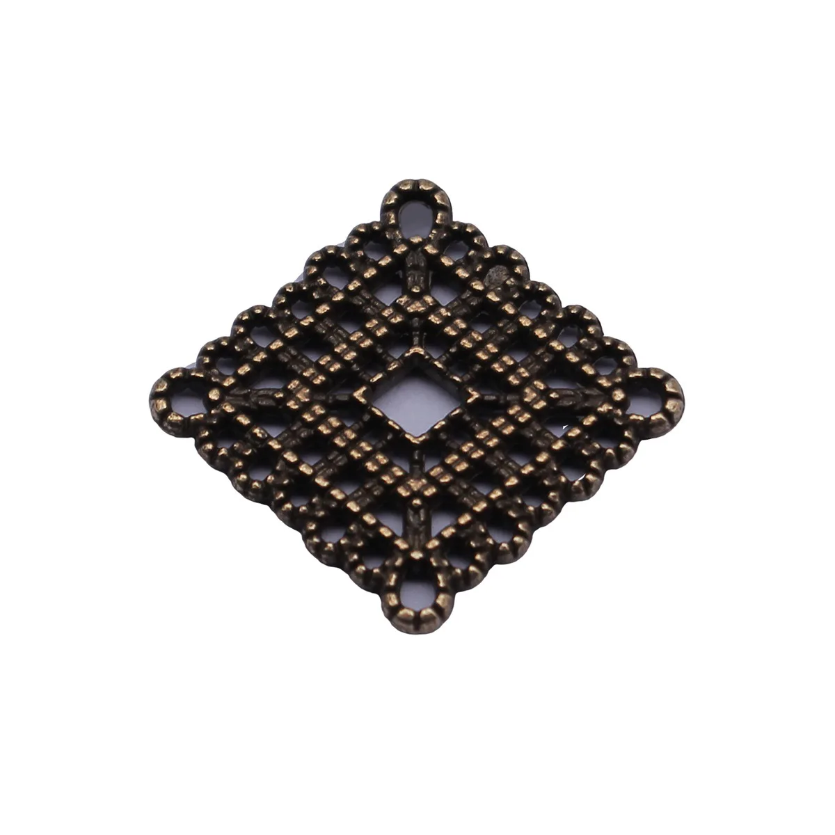 Mini Small Flower Connector Four Hole Charms Tiny Floral Multi Link DIY Waist Chain Findings Layered Necklace