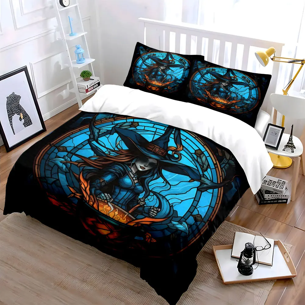 

"Witch Costume Set for Cosplay" Exquisite three-piece bedding set gift for kids and adults