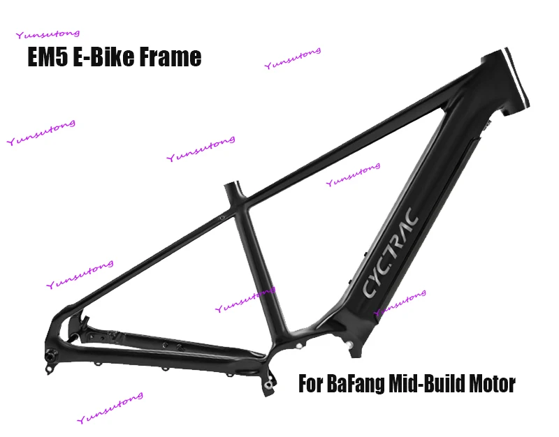 

E-Bike Frame,Aluminum Alloy EM5, MTB Frameset, Motor Drive Boost, 148mm x 12mm,Inner Battery , XC, 29er, 27.5 er,DPD to EU