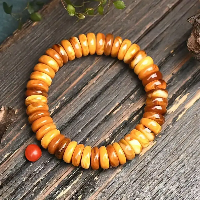 

Модные универсальные украшения унисекс с бусинами из пчелиного воска Abacus