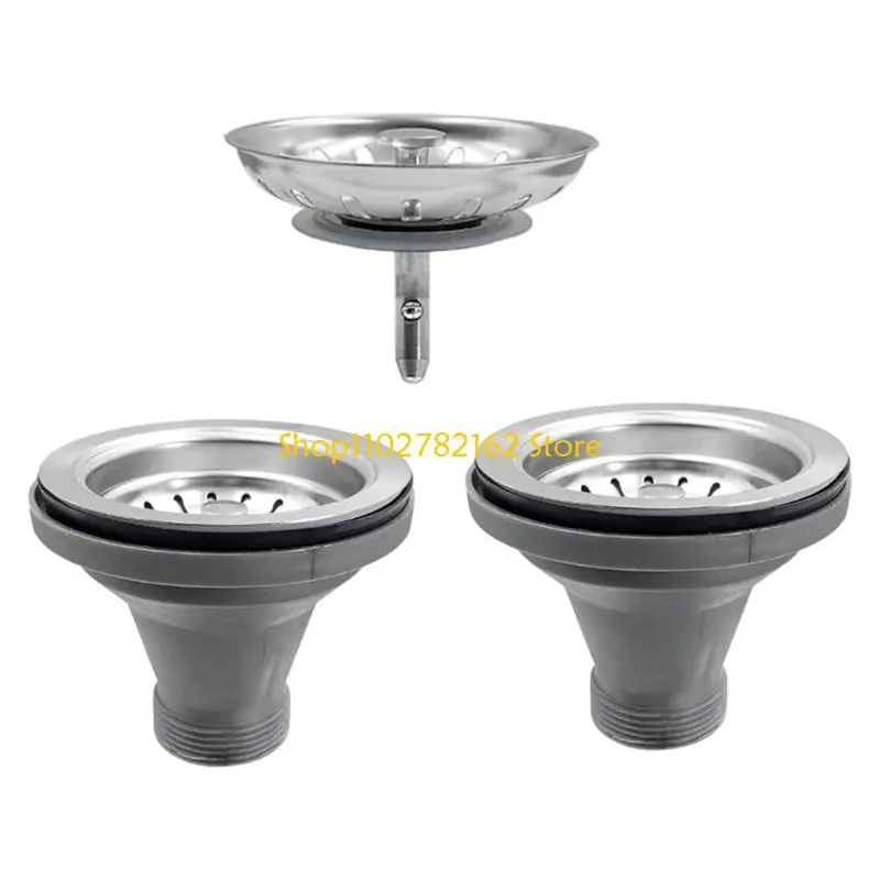 

547B Rotatable Water Drain Valves set Temperature Resistant ABS Housing Hair Catcher