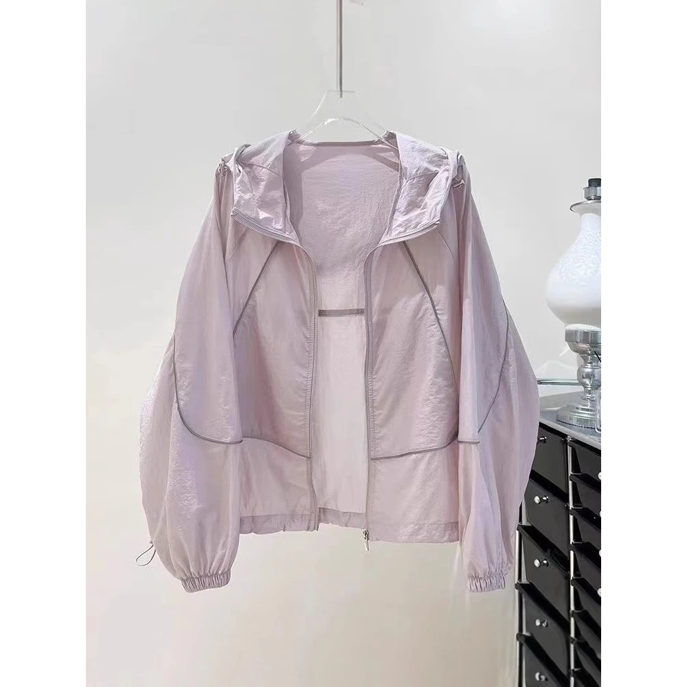 lightweight-summer-outdoor-sun-protection-clothing-women's-loose-fit-air-conditioning-fleece-outerwear-windproof-hiking-coat