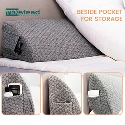 1 PC Mattress Gap Filler Headboard Pillow Wedge Pillow for Headboard Gap Bed