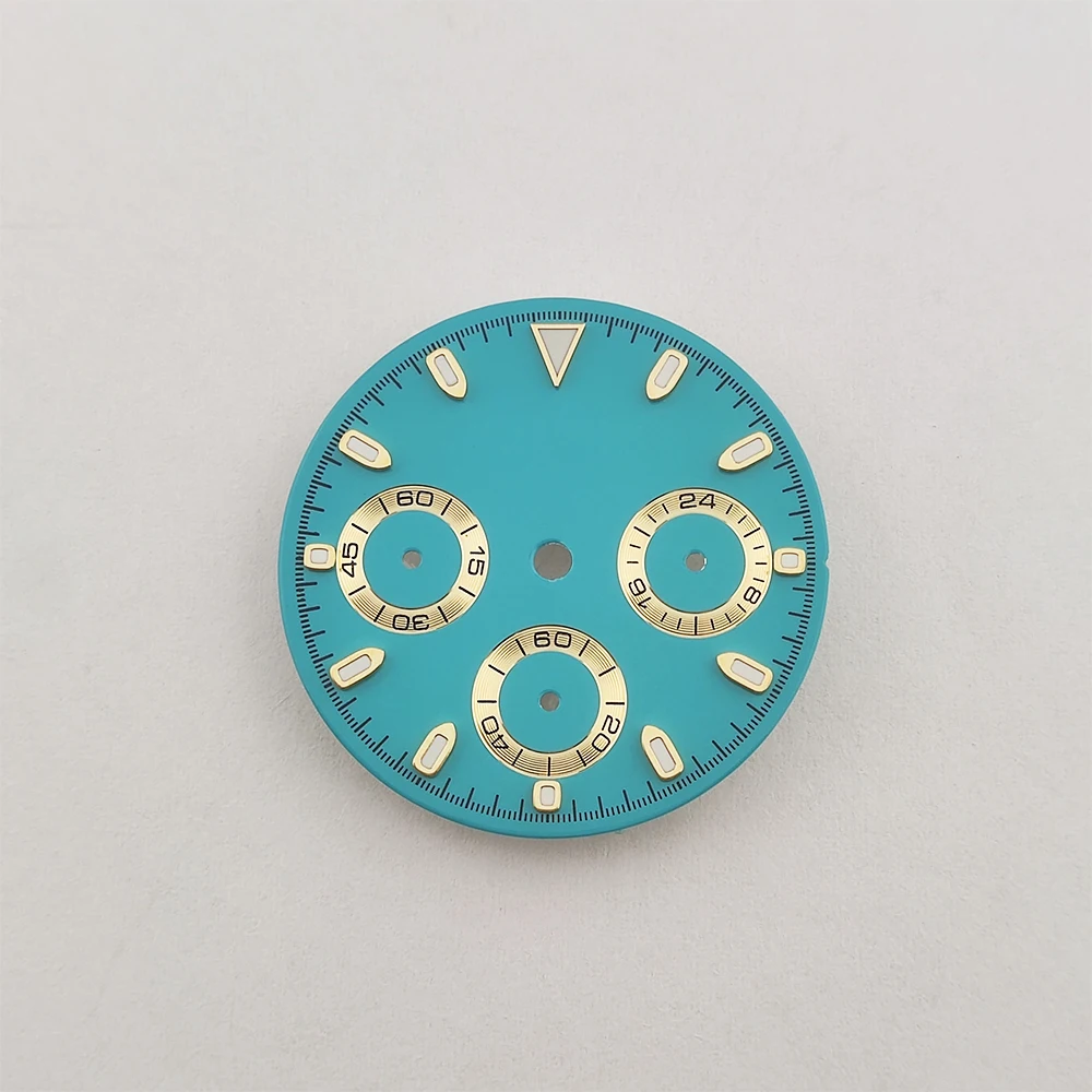 new watch VK63 dial panda dial Customizable logo Watch Accessories suitable for 39mm case quartz watch VK63 movement fit Daytona