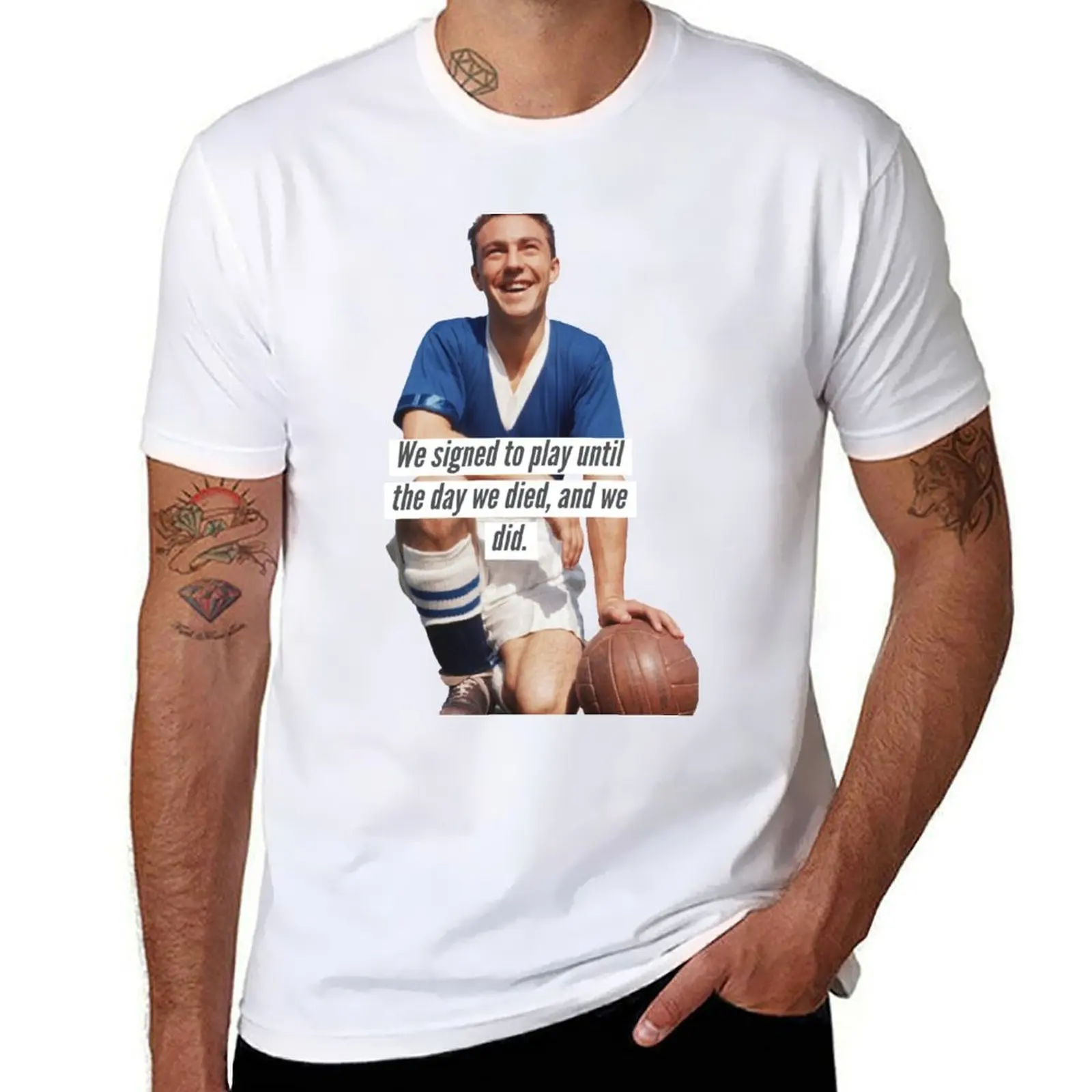 

Jimmy Greaves (V3) T-Shirt t shirt man designer man t shirts cotton T-Shirt