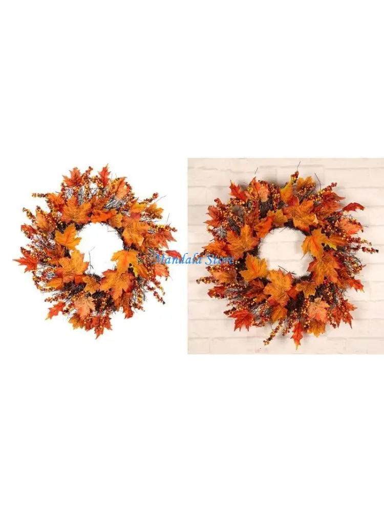 

U2JC Beautifully Crafted Maple and Garland for Fall Decoration