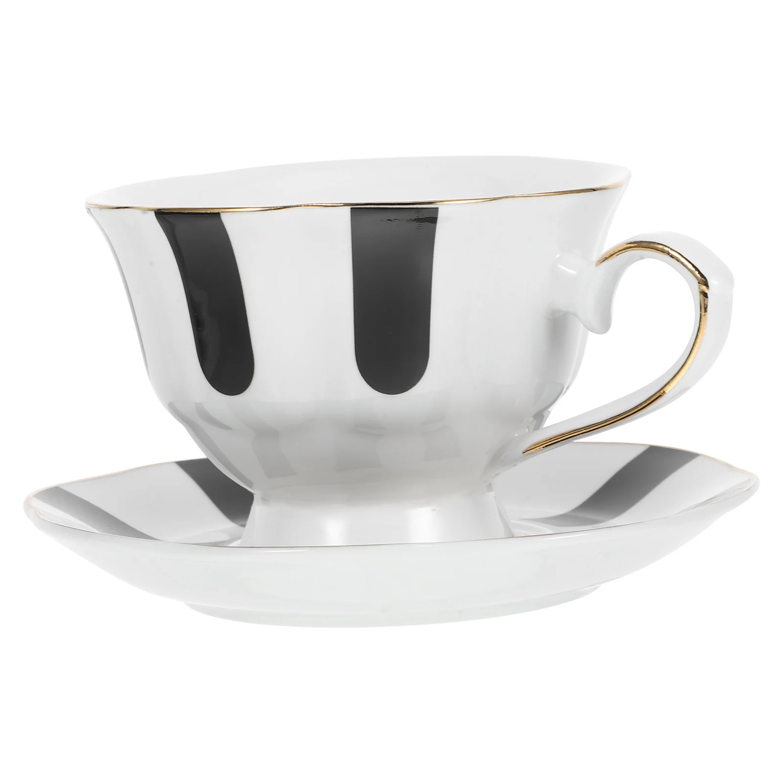 

1 комплект, полированная керамическая чашка для чая, кофейная кружка в форме тюльпана, фарфоровая чашка для воды, винтажный стиль, офисная домашняя фарфоровая кружка для молока