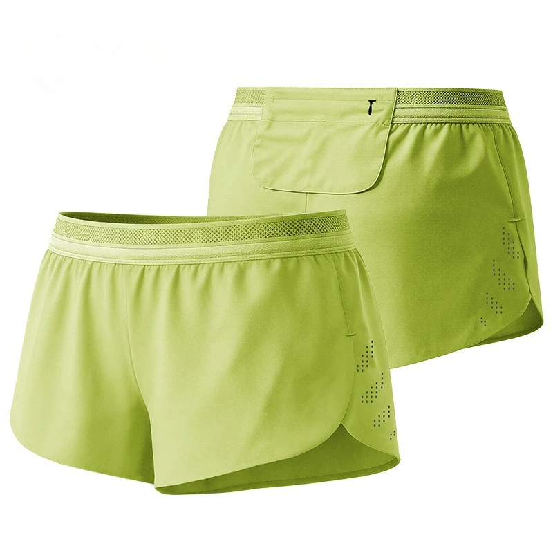 Sommer-Marathon-Schnelltrocknende Shorts Herren-Sportshorts Atmungsaktive Strandshorts Geeignet für Fitness Outdoor-Laufshorts – Detail 4