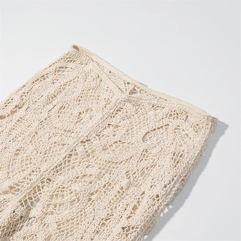 Cintura alta Bell Bot Calças femininas sexy renda bordada transparente emenda casual calças compridas senhoras Faion Europe S...